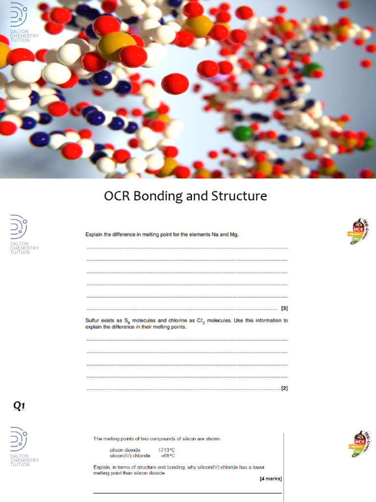 Structure and Bonding OCR | PDF