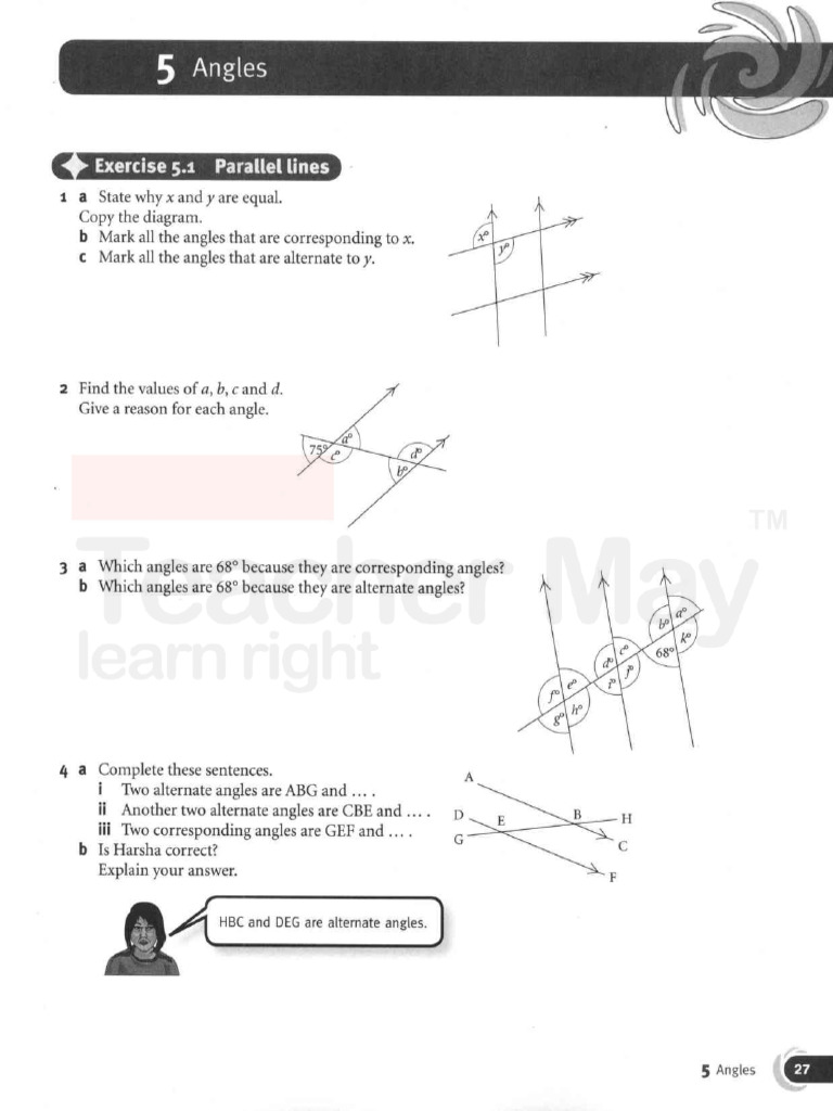 Angles - Set 1 | PDF