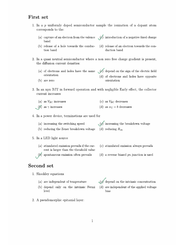 Miltiple Choice 2 | PDF