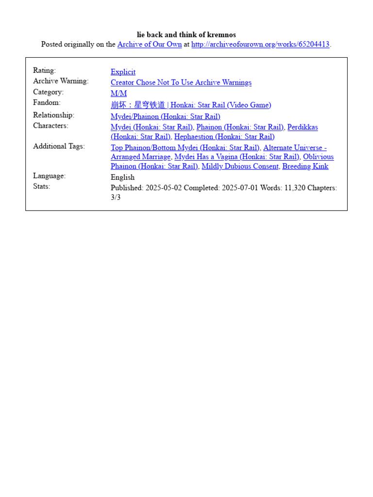 Lie Back and Think Of | PDF