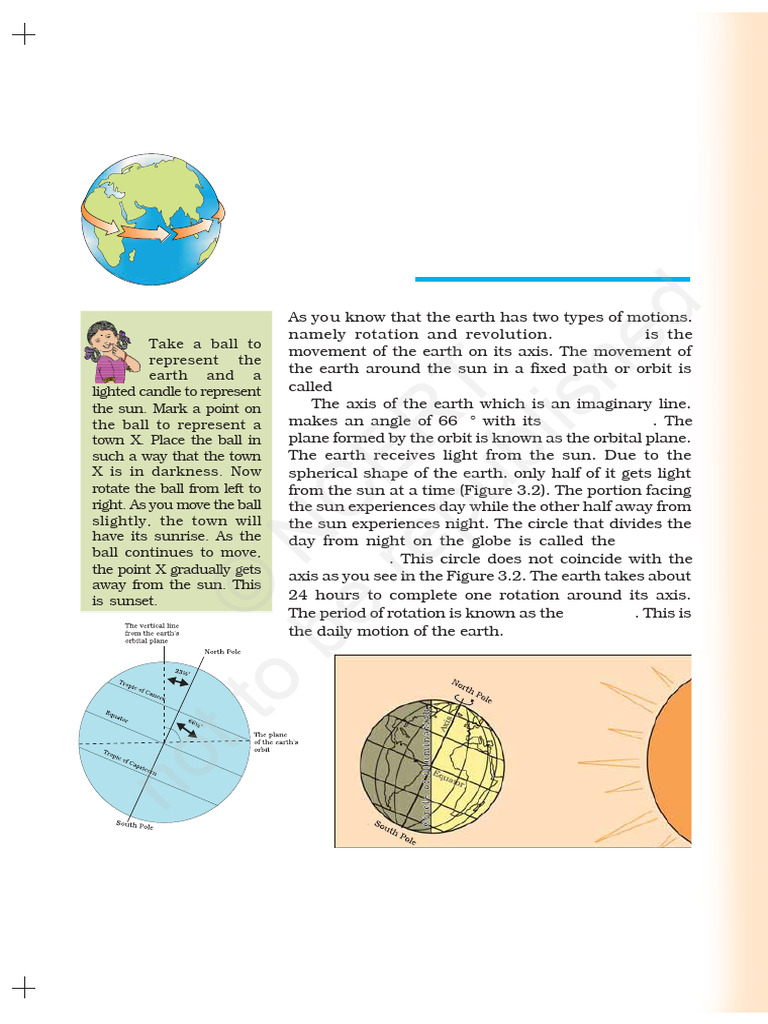Geography the Earth (3) | PDF | Rotation | Equator