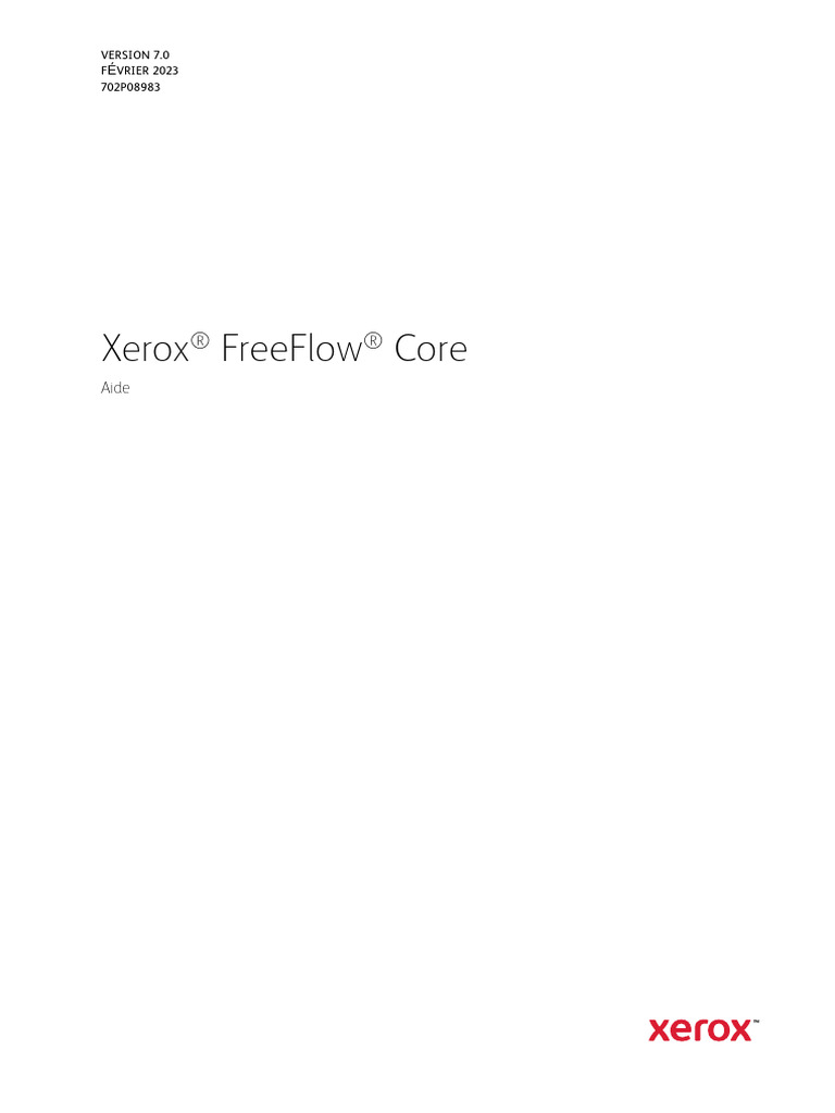Xerox FreeFlow Core Help FR | PDF | Workflow | Microsoft