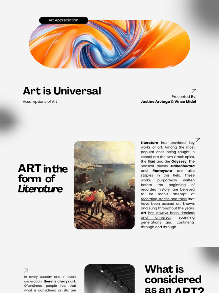 Art is Universal | PDF