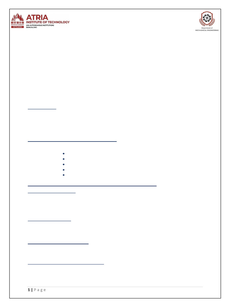 Ime Module-1 Notes 2025-26 | PDF | Biofuel | Fuels