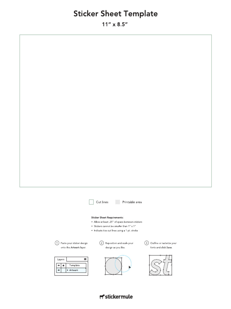 11x8.5 Sticker Sheet | PDF