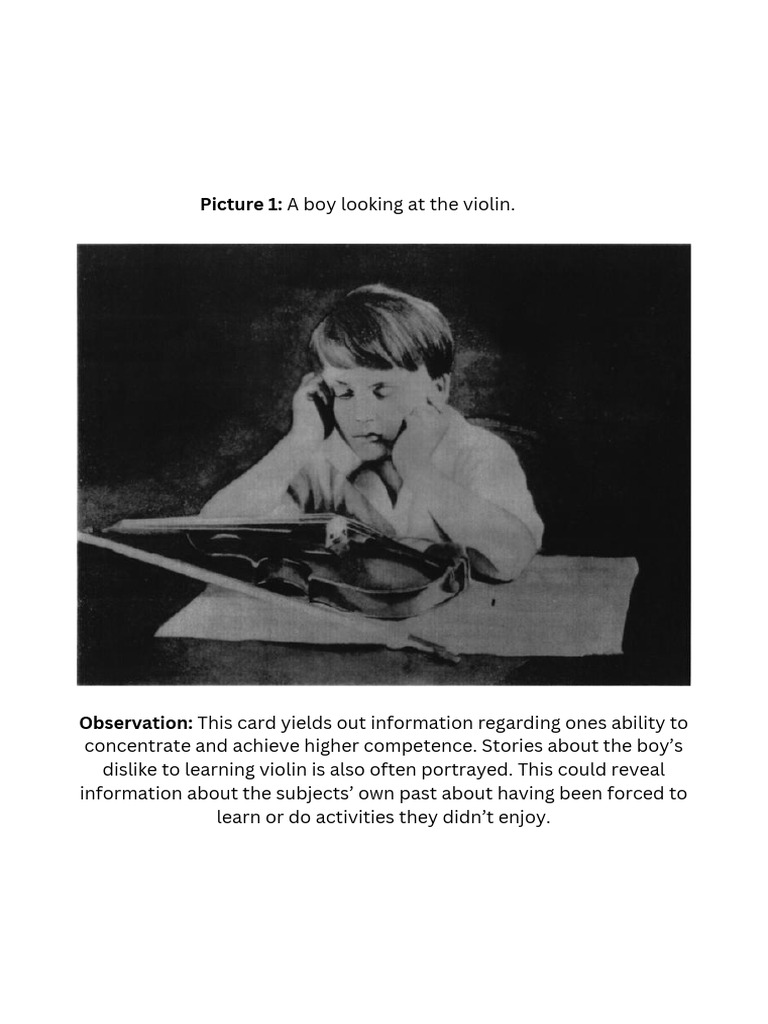 TAT Cards | PDF | Social Psychology | Behavioural Sciences