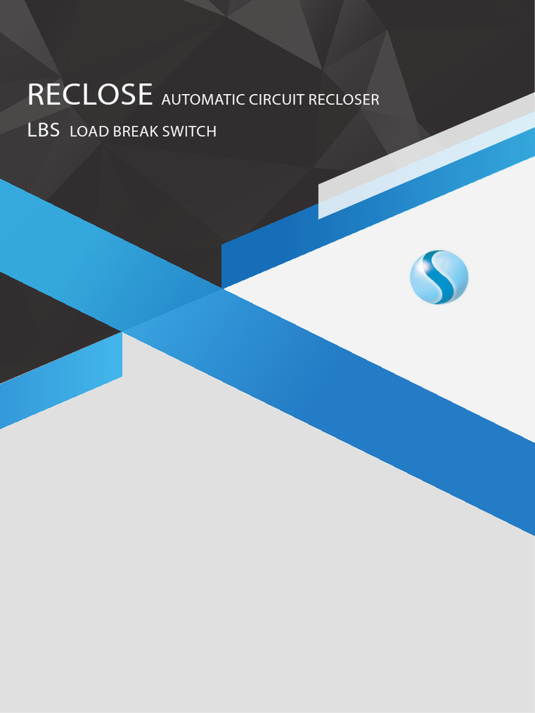 01 - Shinho Recloser - LBS Catalogue | PDF | Capacitor | Electricity