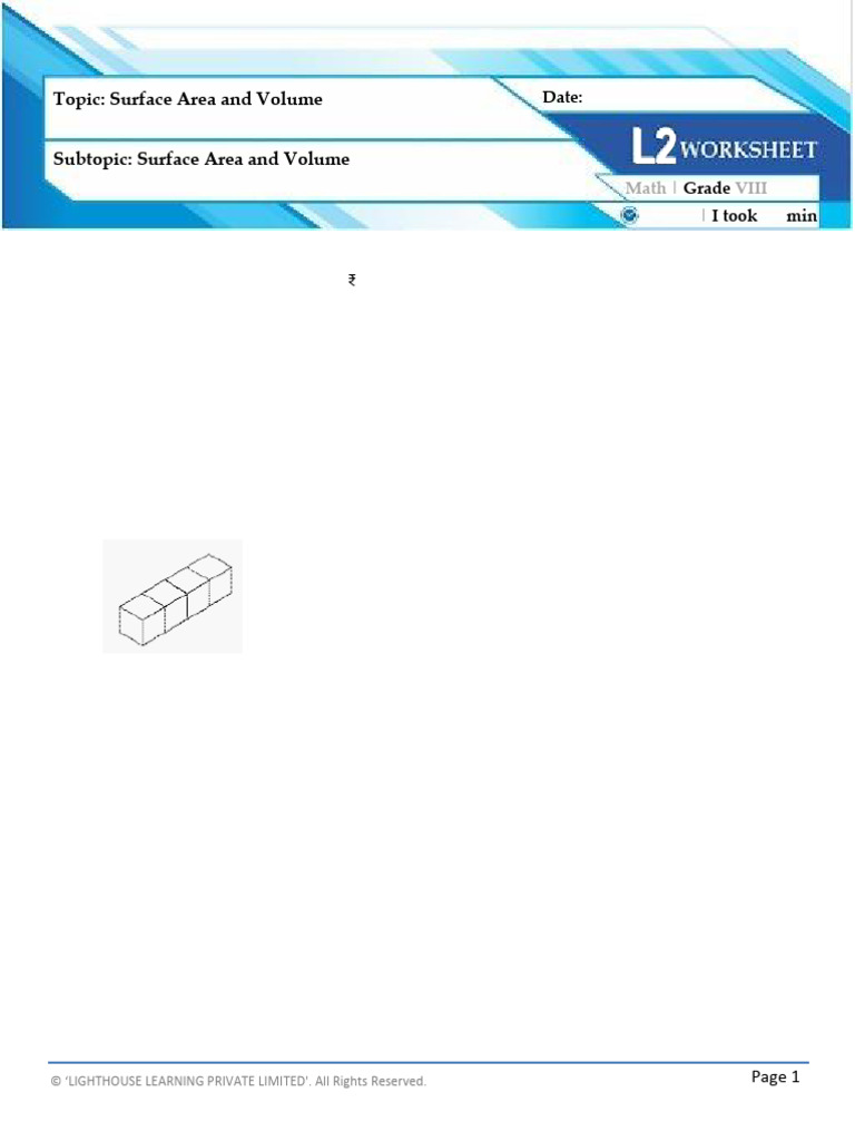 L2 - mensuration | PDF