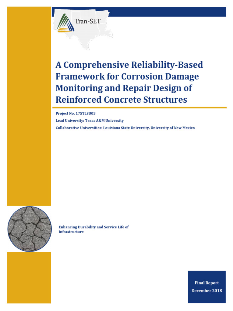A Comprehensive Reliability-Based Framework for Corrosion Damage | PDF ...
