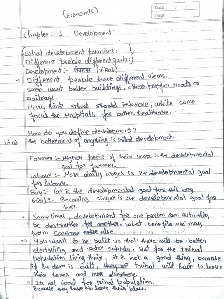 Economics Chapter 1 Notes | PDF