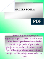 Dizajniranje I Analiza Posla