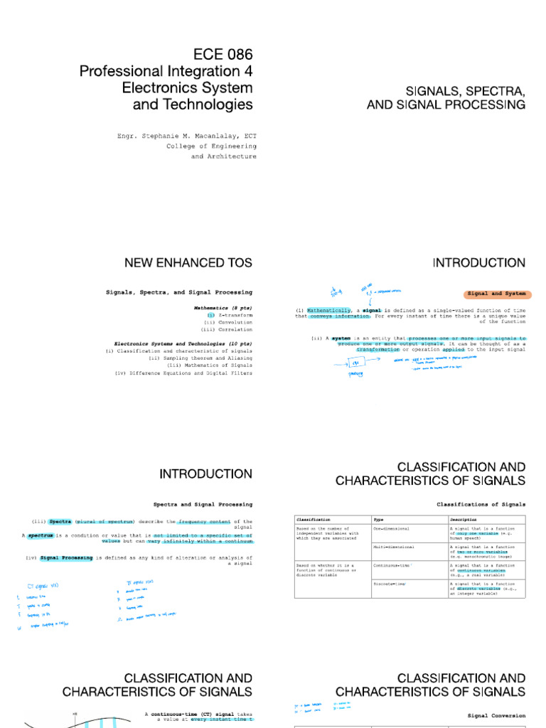 Signals Notes | PDF