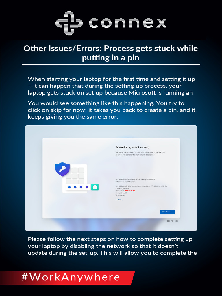 How To Set Up Windows 11 When Its Stuck Putting in A Pin PDF | PDF ...