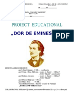 Proiect Dor de Eminescu -15.01.2012