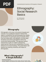 Ethnographic Interview Questions Guide | PDF | Ethnography ...