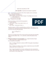 Approximate TSP Algorithms