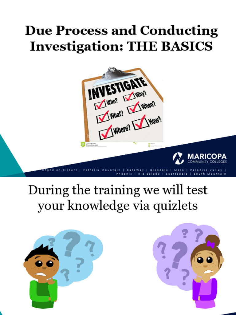 Due Process and Title IX Investigations. | PDF | Due Process | Phoenix