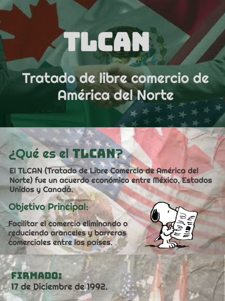 Copia de TLCAN | PDF | Tratado de Libre Comercio Norteamericano | Economias