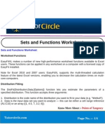 Sets and Functions Worksheet