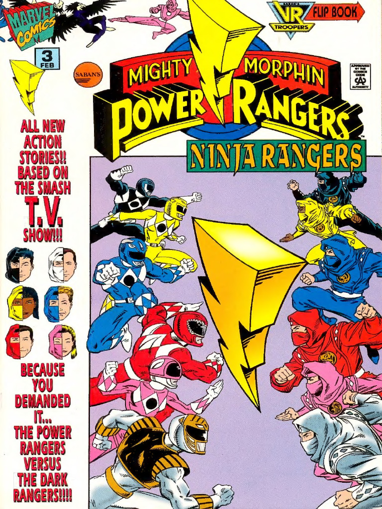Mighty Morphin Power Rangers - Ninja Rangers-VR Troopers 003.. | PDF ...