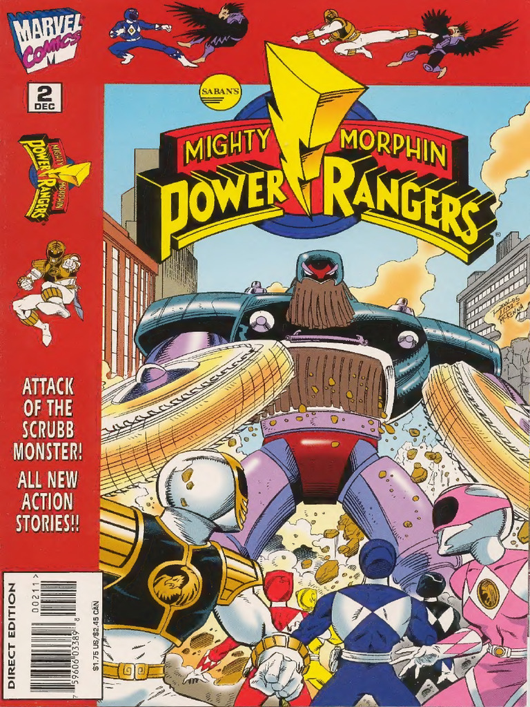 Mighty Morphin Power Rangers 002 (1995) (c2c) (Comixbear-DCP.. | PDF ...
