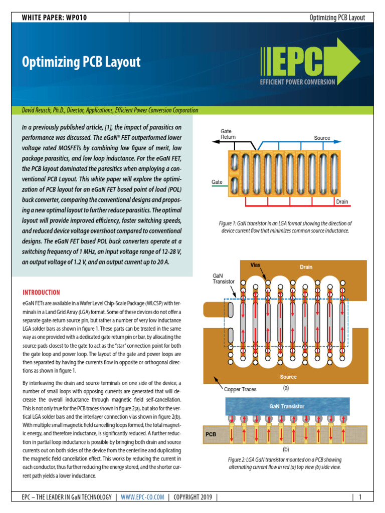 Optimizing PCB Layout With Egan Fets | PDF | Field Effect Transistor ...