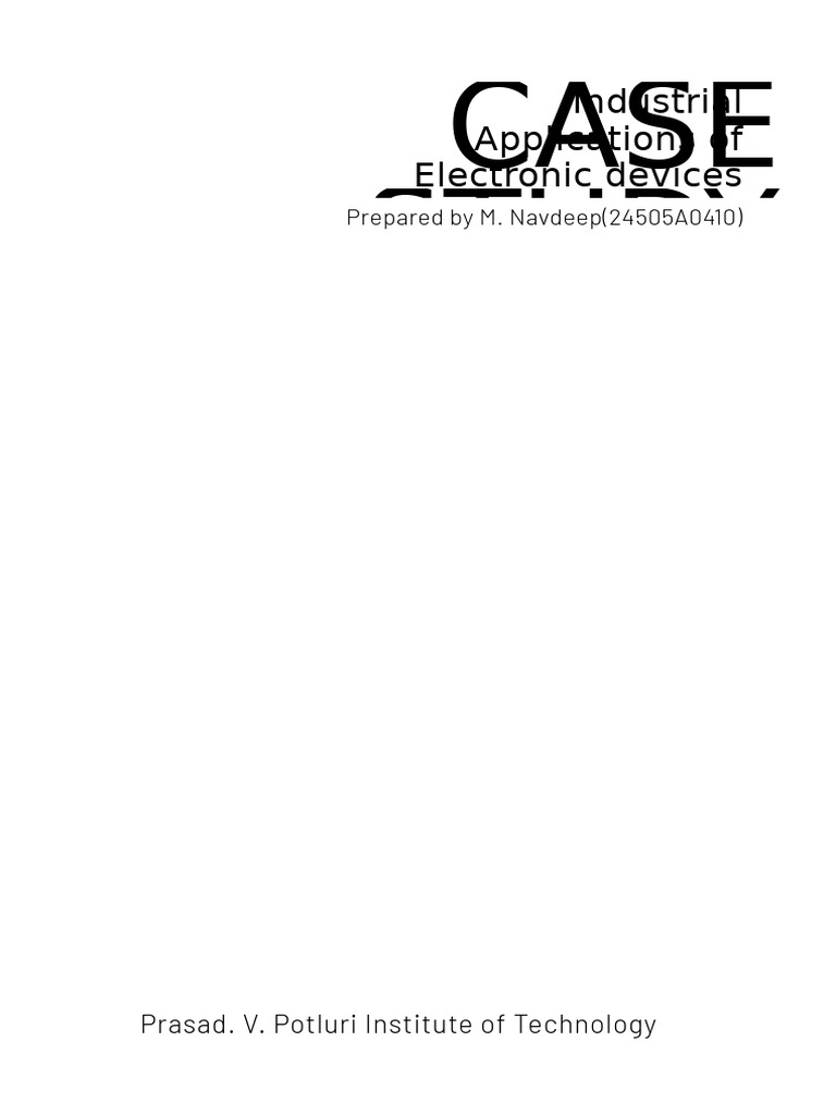 Case Study Cover Page | PDF