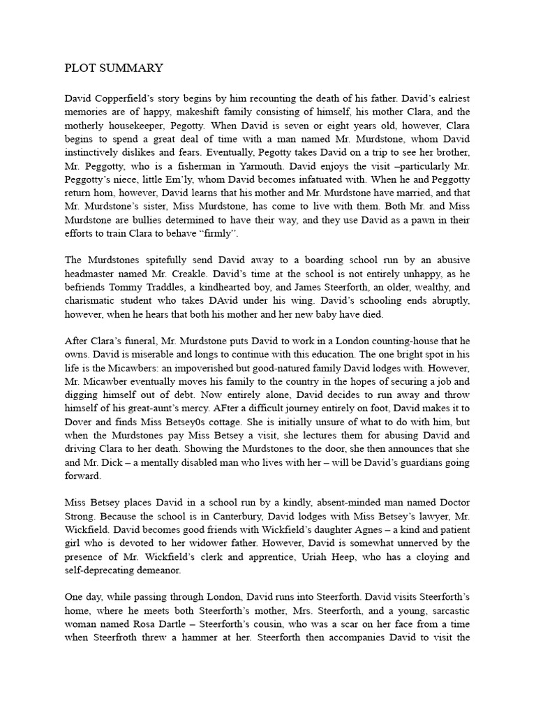 Charles Dickens - David Copperfield | PDF | David Copperfield