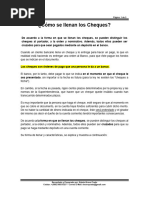 Tipos y uso de cheques en Chile | PDF | Cheque | Bancos