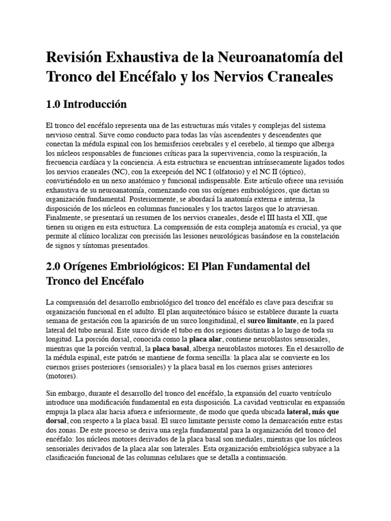 Resumen Neuro 3er Parcial | PDF | Cerebelo | Sistema nervioso