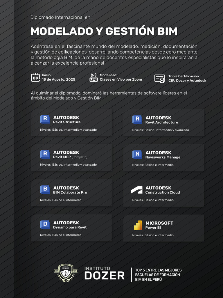 Diplomado - Modelado y Gestión Bim | PDF | Autodesk Revit ...