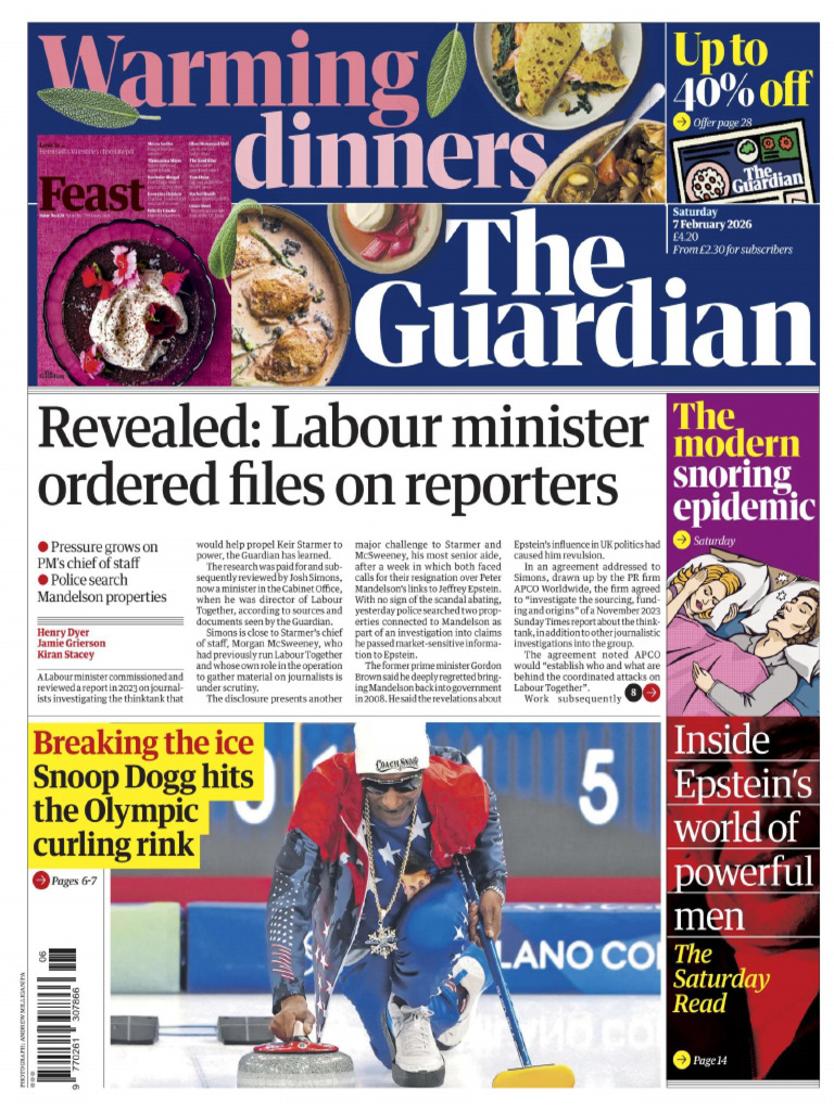 The Guardian - 07 February 2026 - The Guardian | PDF