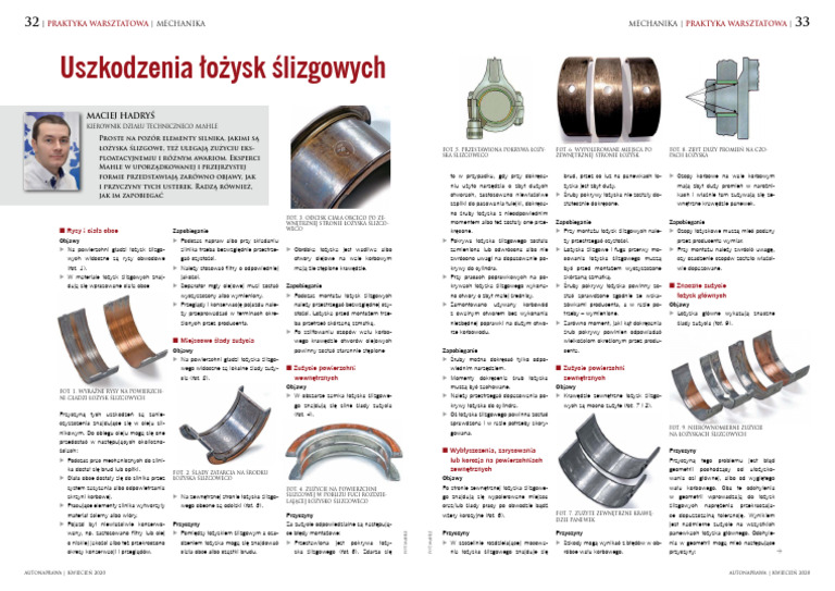 Engine Bearing Failure Analysis Guide | PDF
