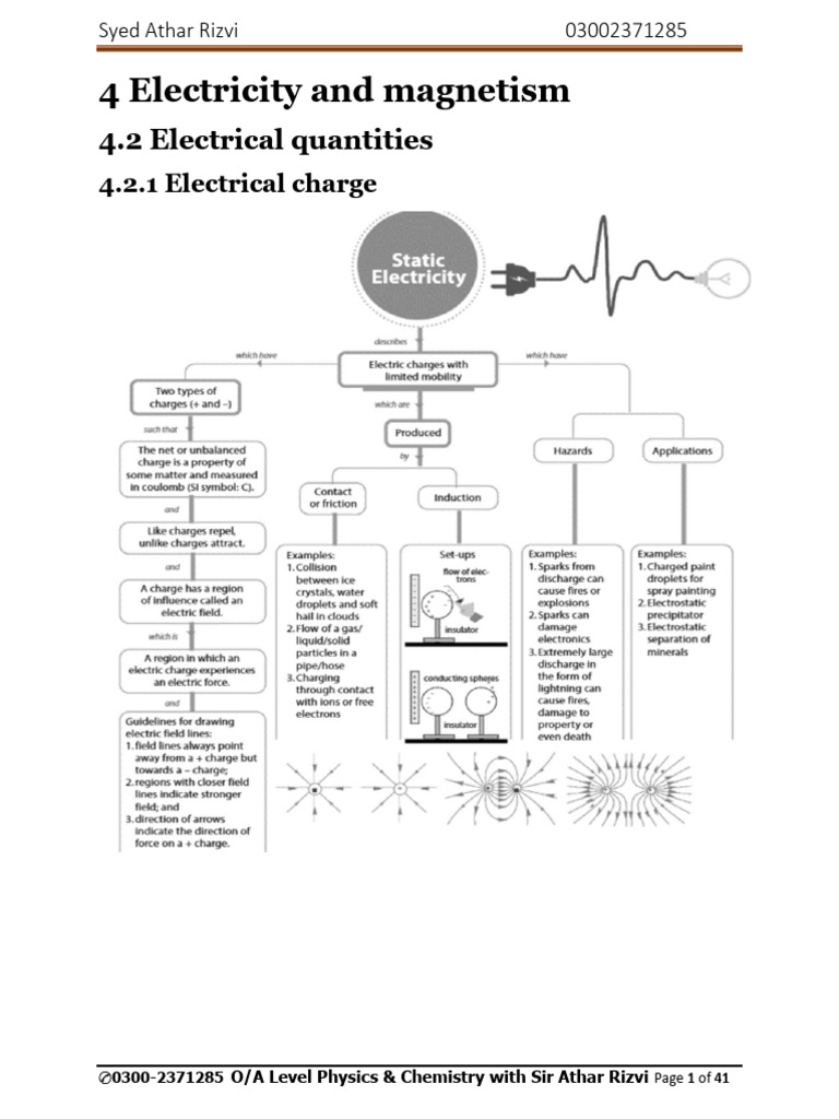 Static Electricity | PDF