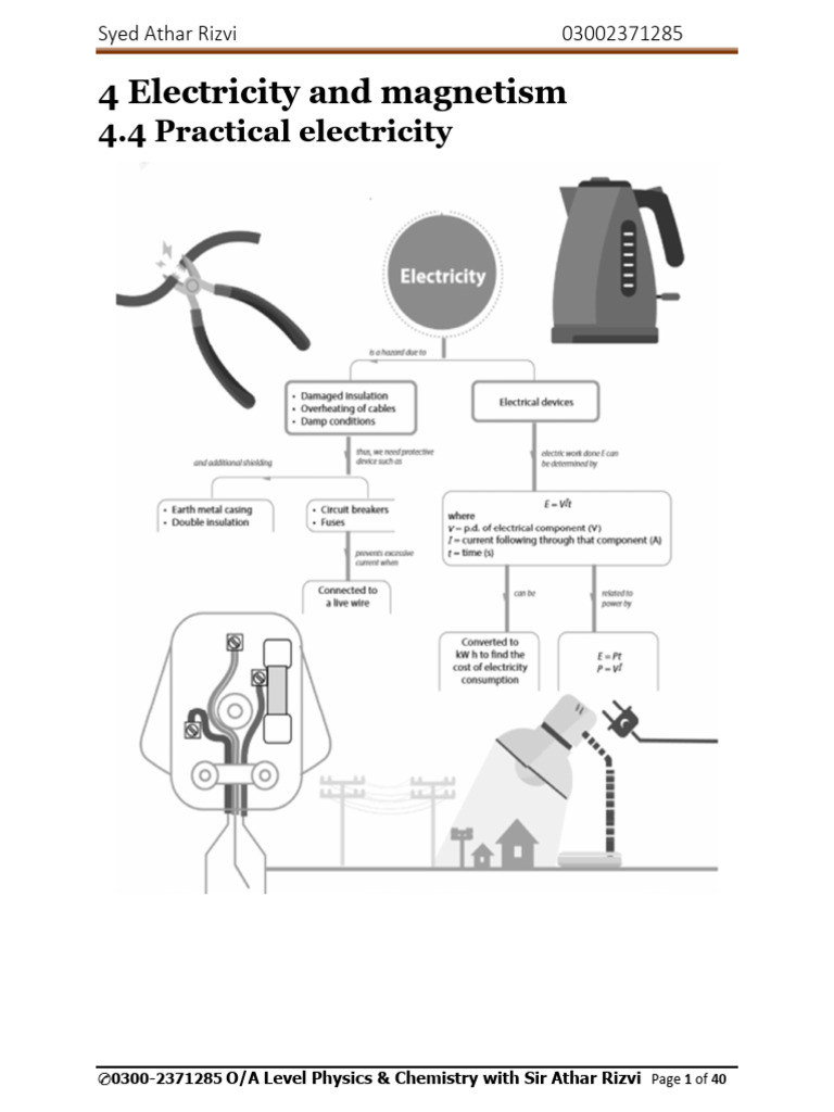 Practical Electricity | PDF | Fuse (Electrical) | Series And Parallel ...