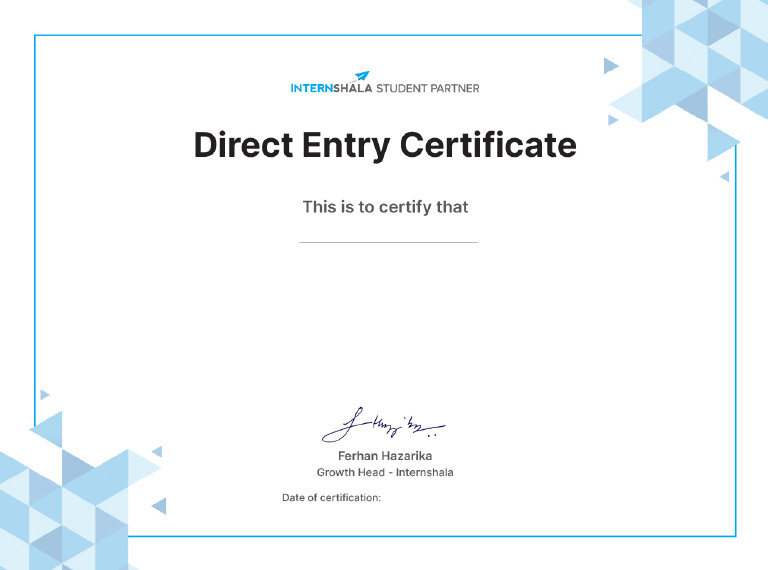 ISP 55 - Direct Entry | PDF