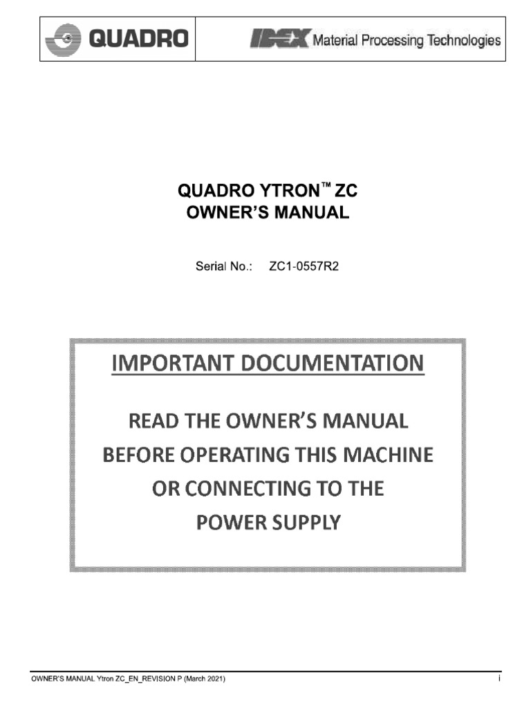 IDEX Homogenizer | PDF