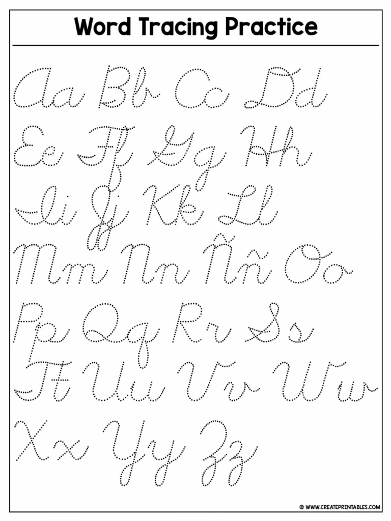 Word Writing Practice | PDF