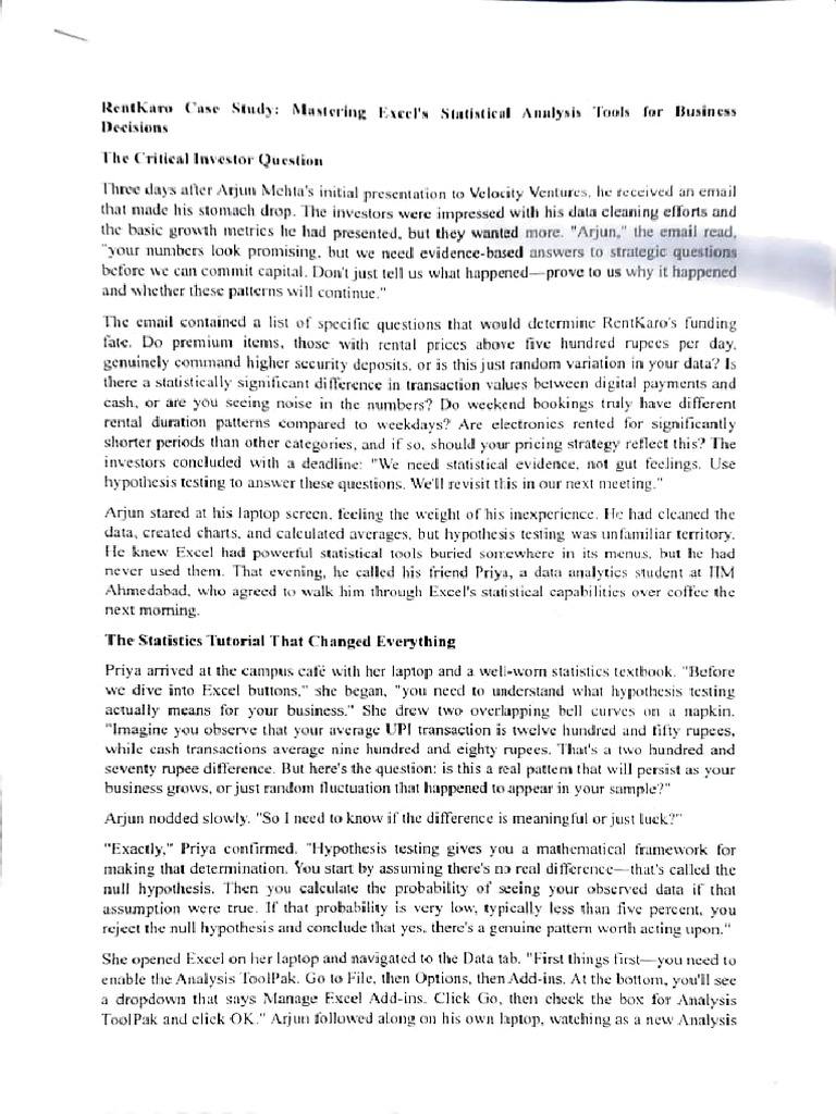 Case Study 1 | PDF