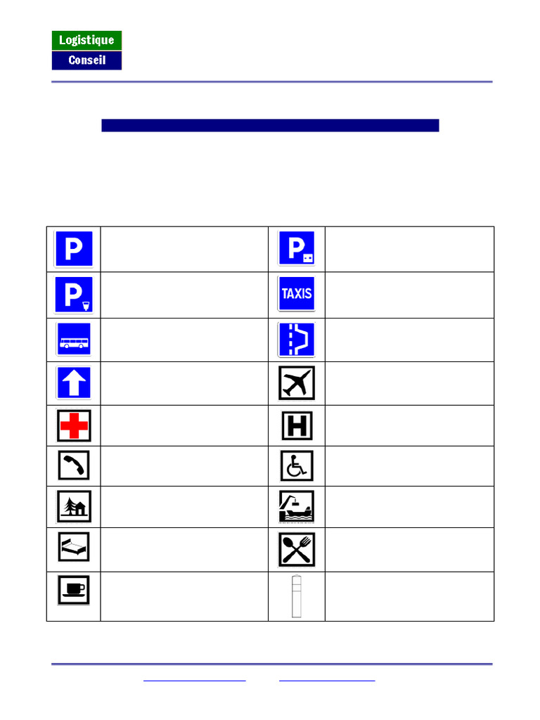 Panneaux Simple Indication | PDF | Feu de circulation | Transport