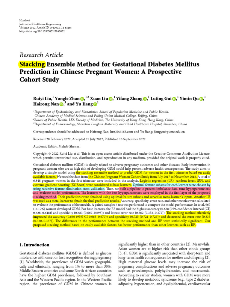 Ensemble2- 2022-Stacking Ensemble Method for Gestational Diabetes ...