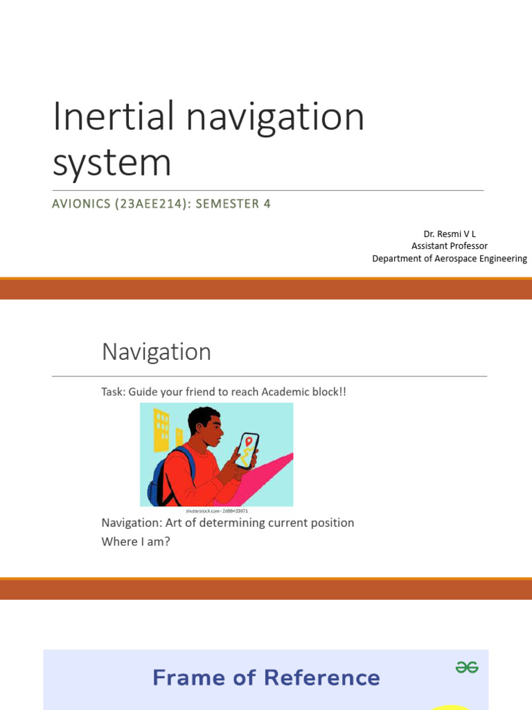 Inertial Navigation System1 | PDF | Inertial Navigation System | Gyroscope