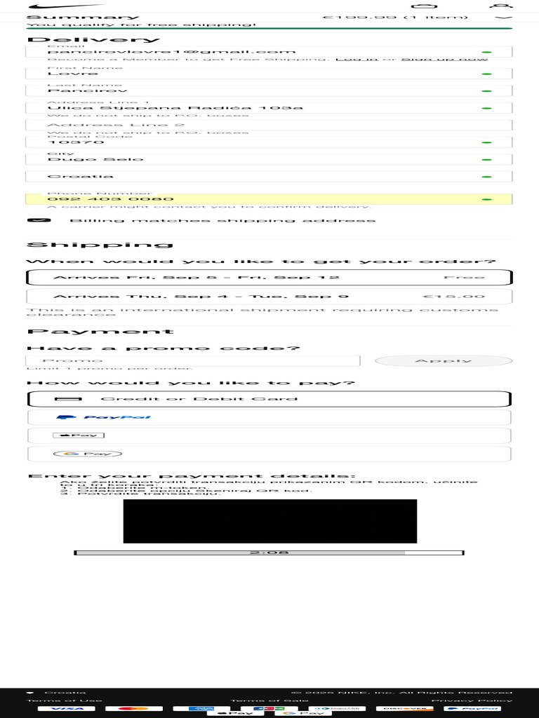 Nike Checkout | PDF