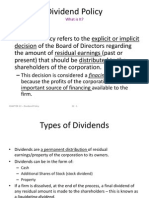 Dividend Policy Explained