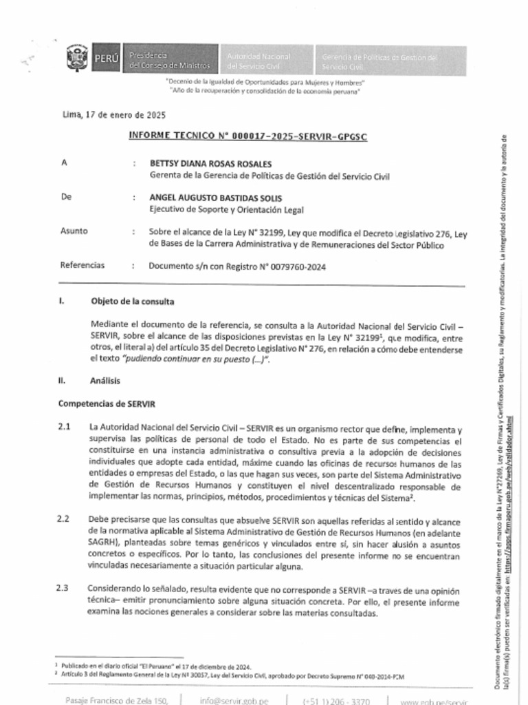 Informe Técnico #000017-2025-Servir-Gpgsc de 17-01-20225 Res Alc Del ...