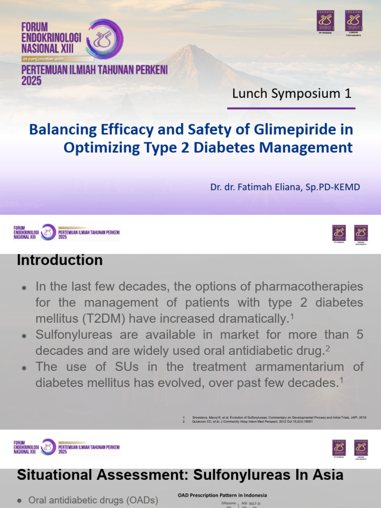 Glimepiride | PDF | Hypoglycemia | Diabetes
