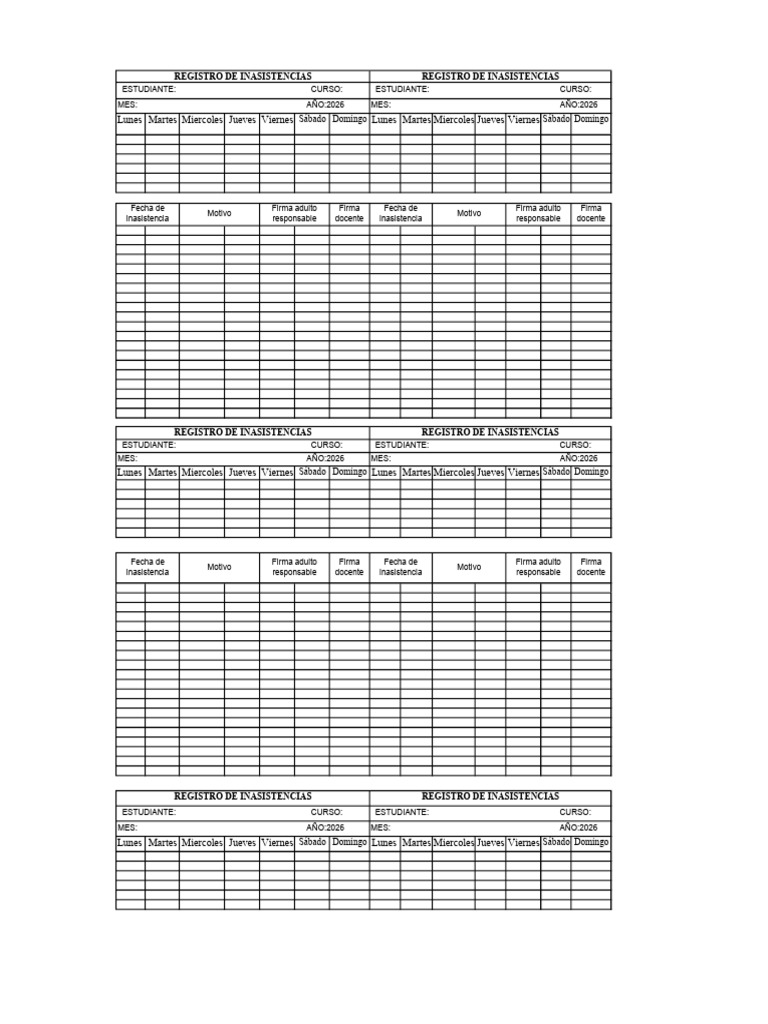 Asistencia | PDF