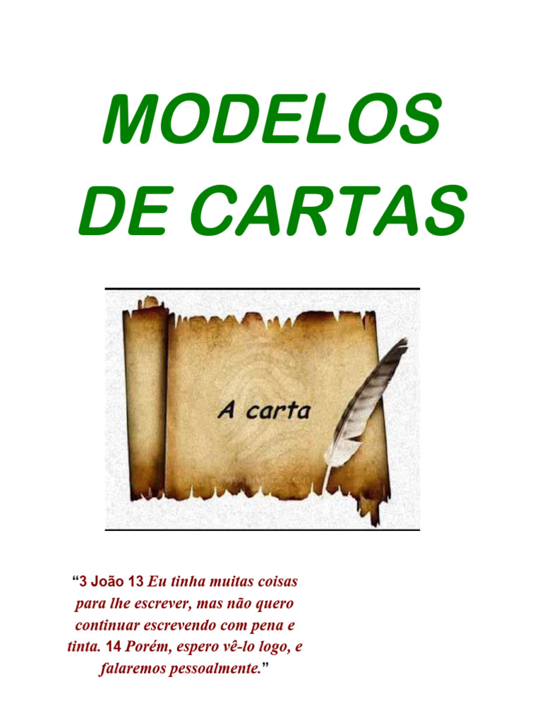 2-Modelos de Cartas Atualizado 2020 | PDF