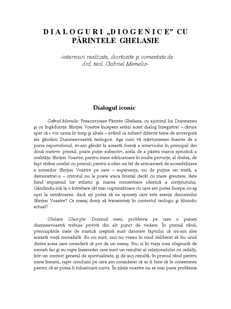 Dialogul Iconic | PDF
