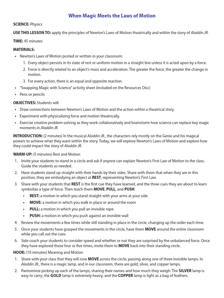 Science Curriculum Connection | PDF